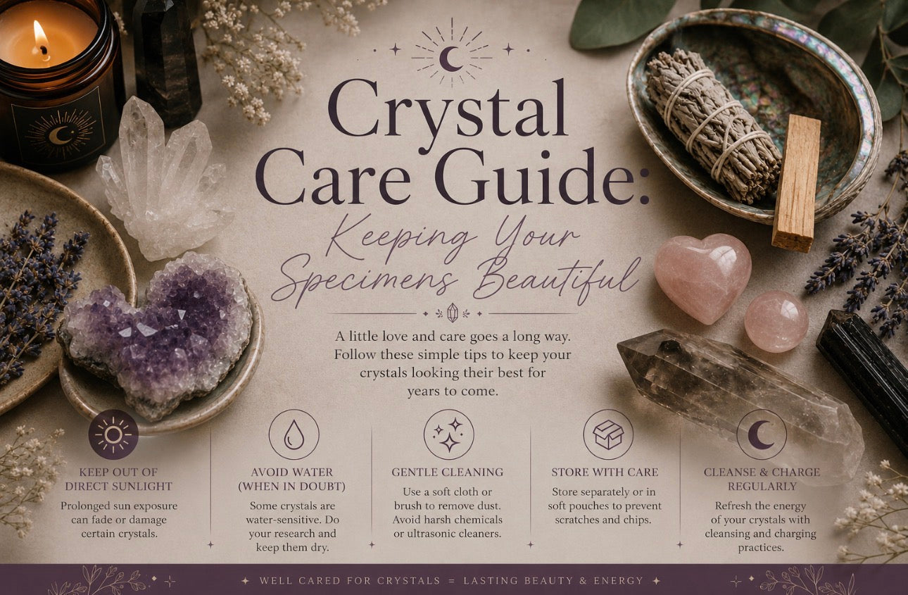 Crystal Care Guide: Keeping Your Specimens Beautiful