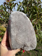 High Quality Rainbow Sugar-Coated Amethyst Cut-Base Cluster