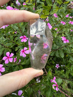 Inclusion Smoky Quartz Faceted Freeform