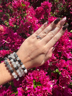 Tourmaline in Quartz 8mm Bracelet