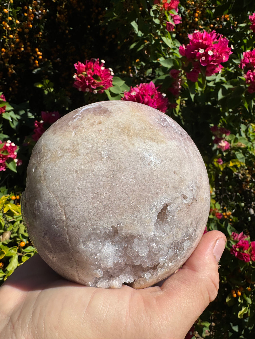 Pink Amethyst Druzy Sphere - 2.219kg