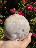 Pink Amethyst Druzy Sphere - 2.219kg