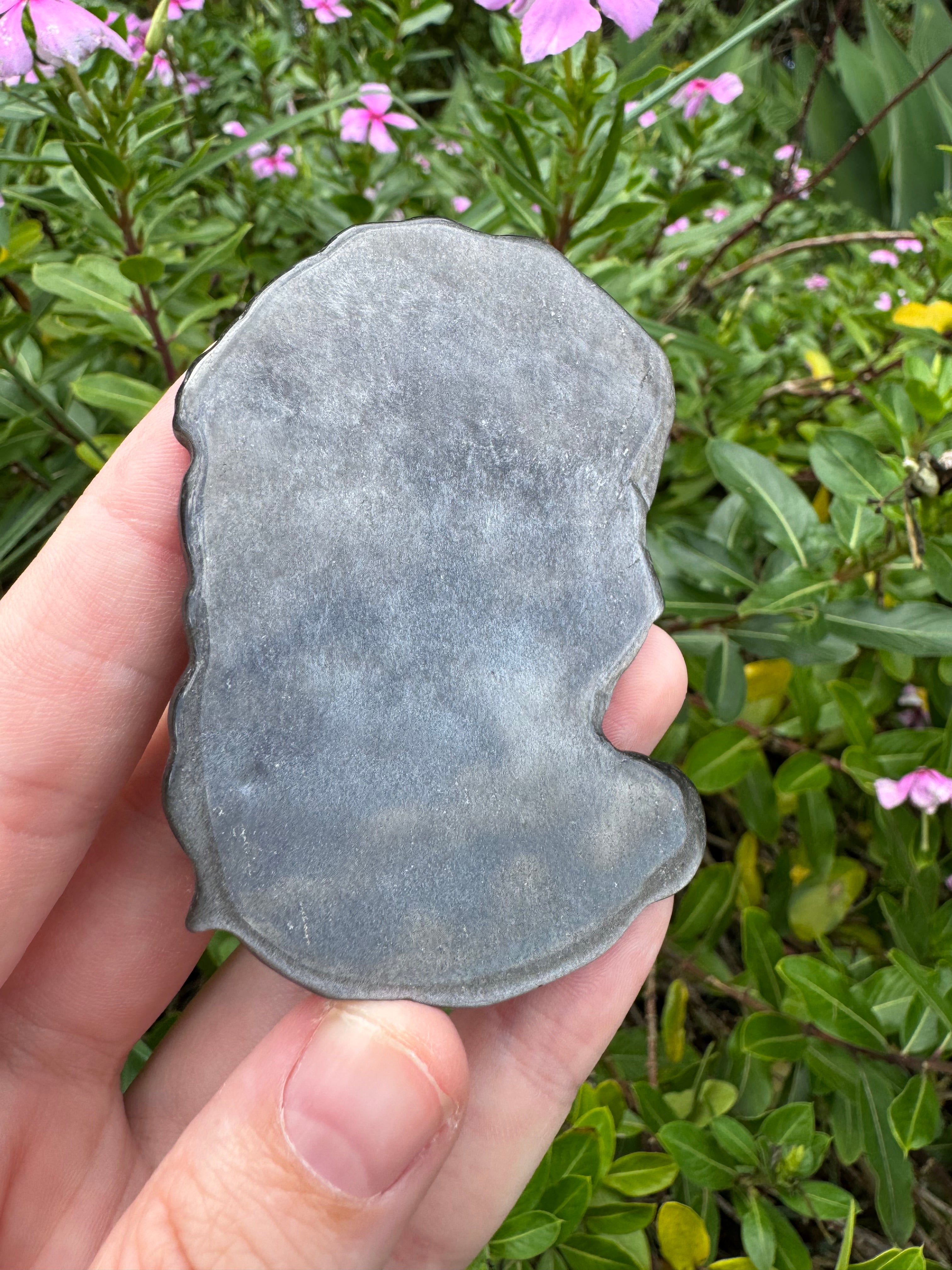 Medusa Carving - Silver Sheen Obsidian