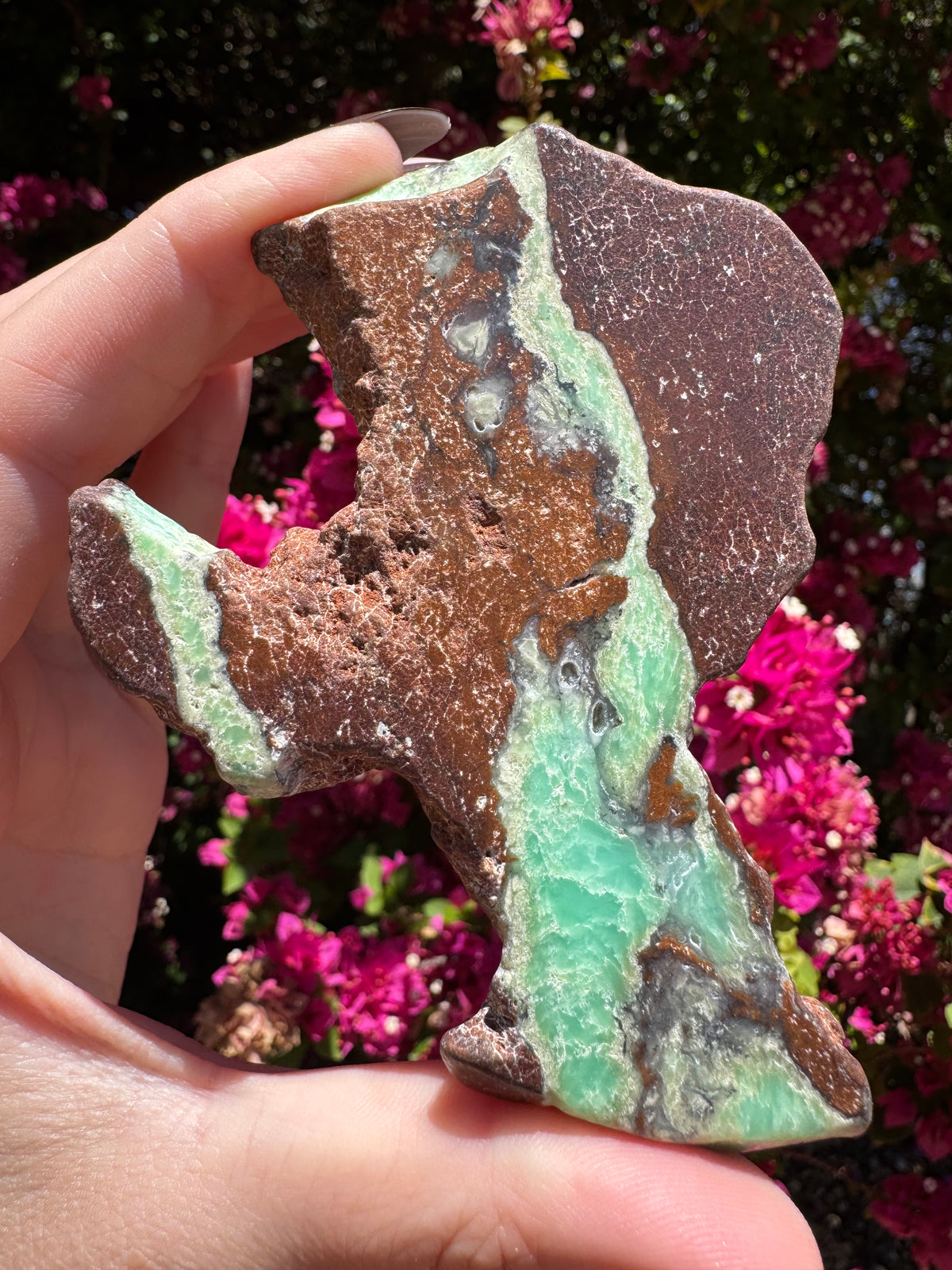 Green Chrysoprase Slice | Yerilla