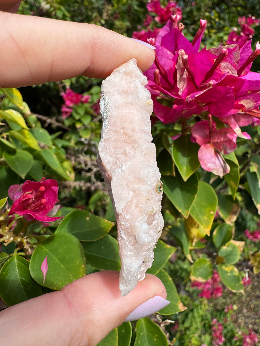 Pink Dolomite With Chalcopyrite Specimen