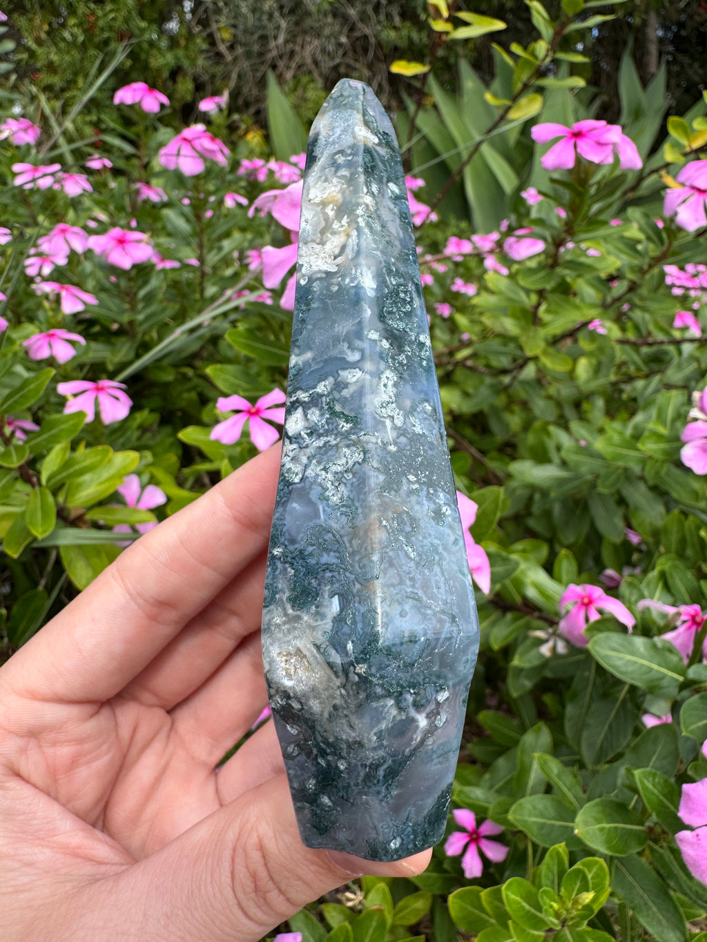 Moss Agate Flame