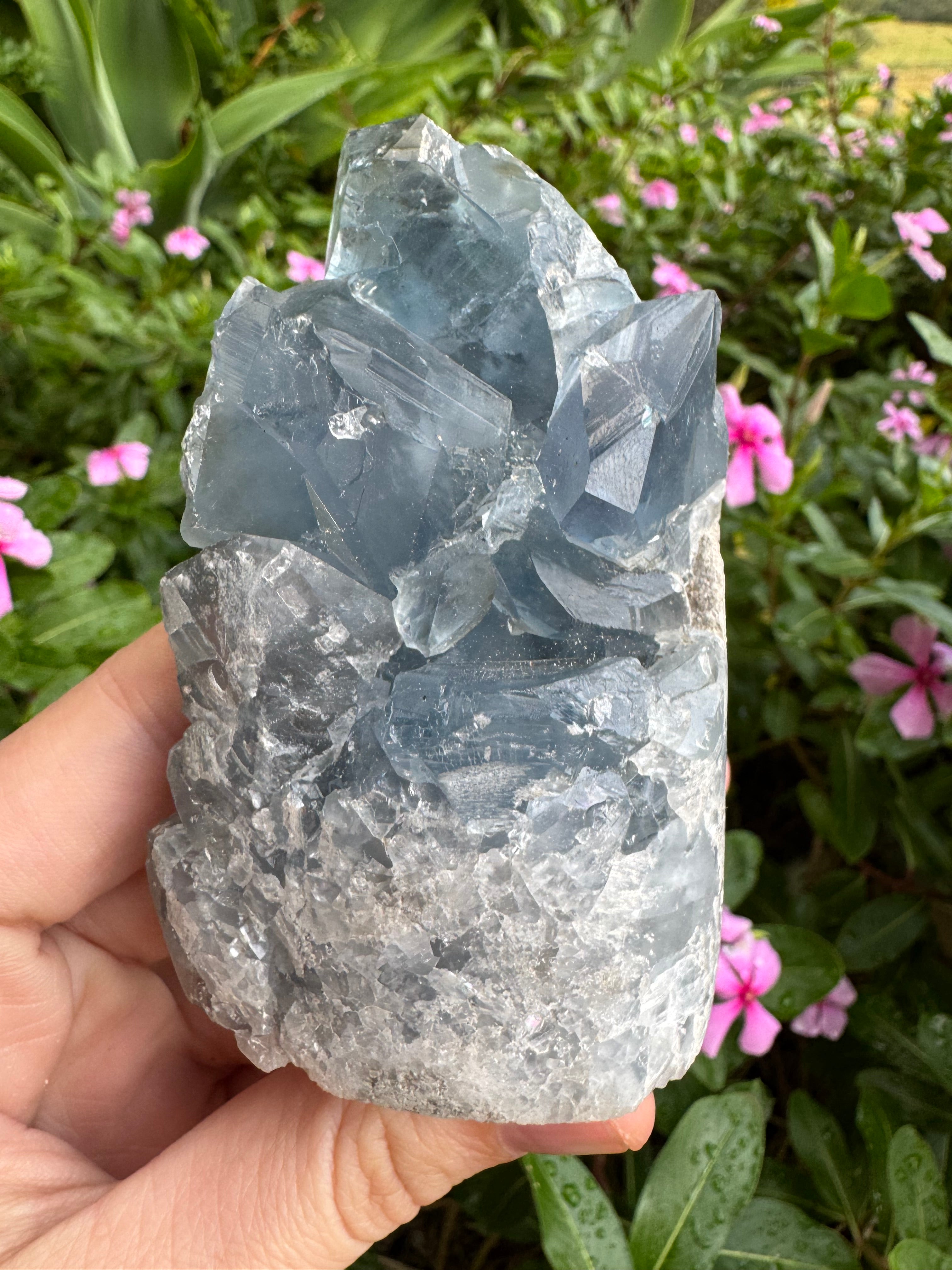 Celestite Cluster Tower