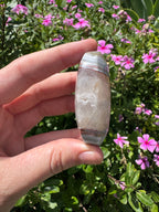 Mexican Agate And Amethyst Palm Stone