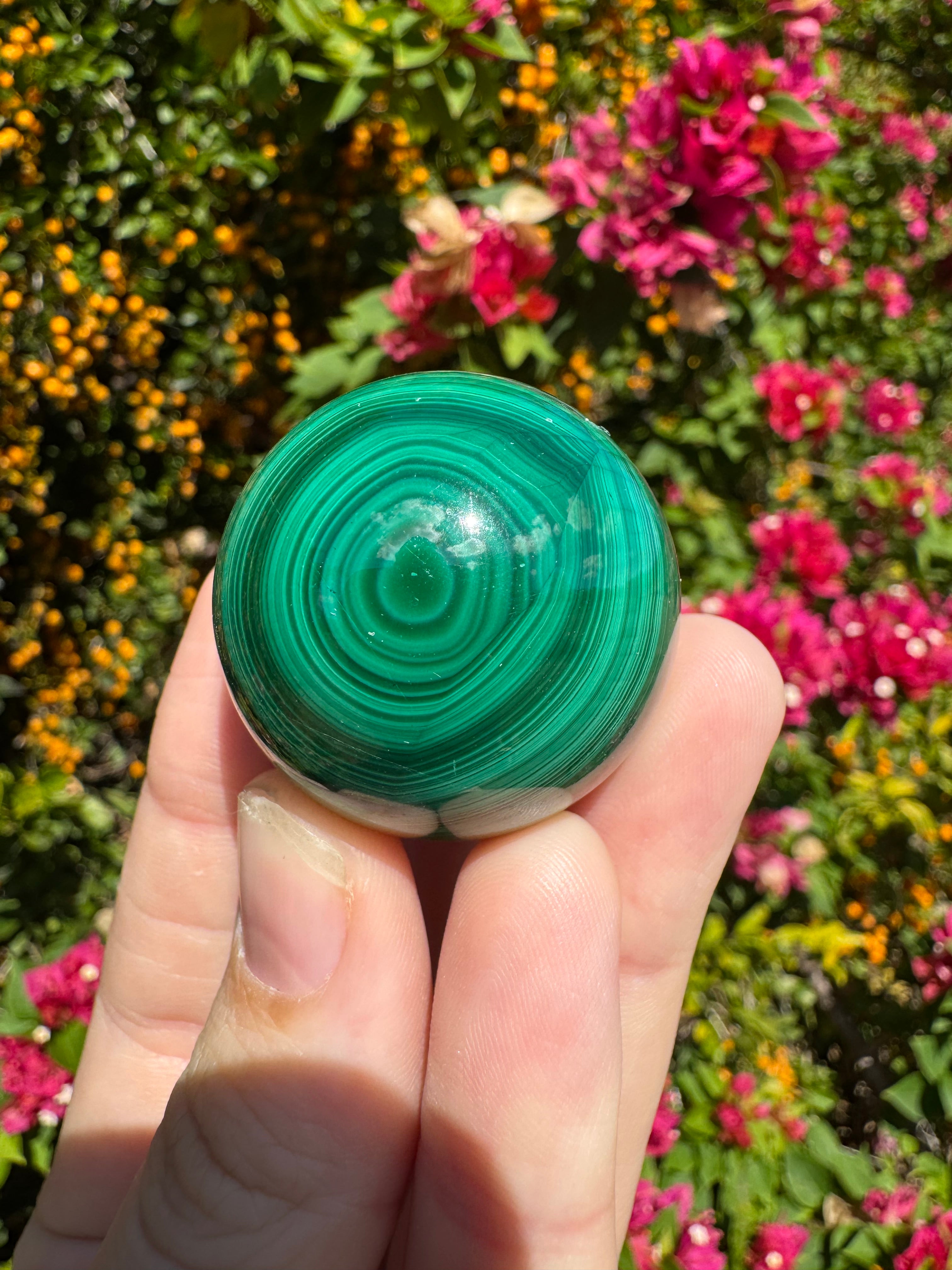 Malachite Sphere - 3.5cm