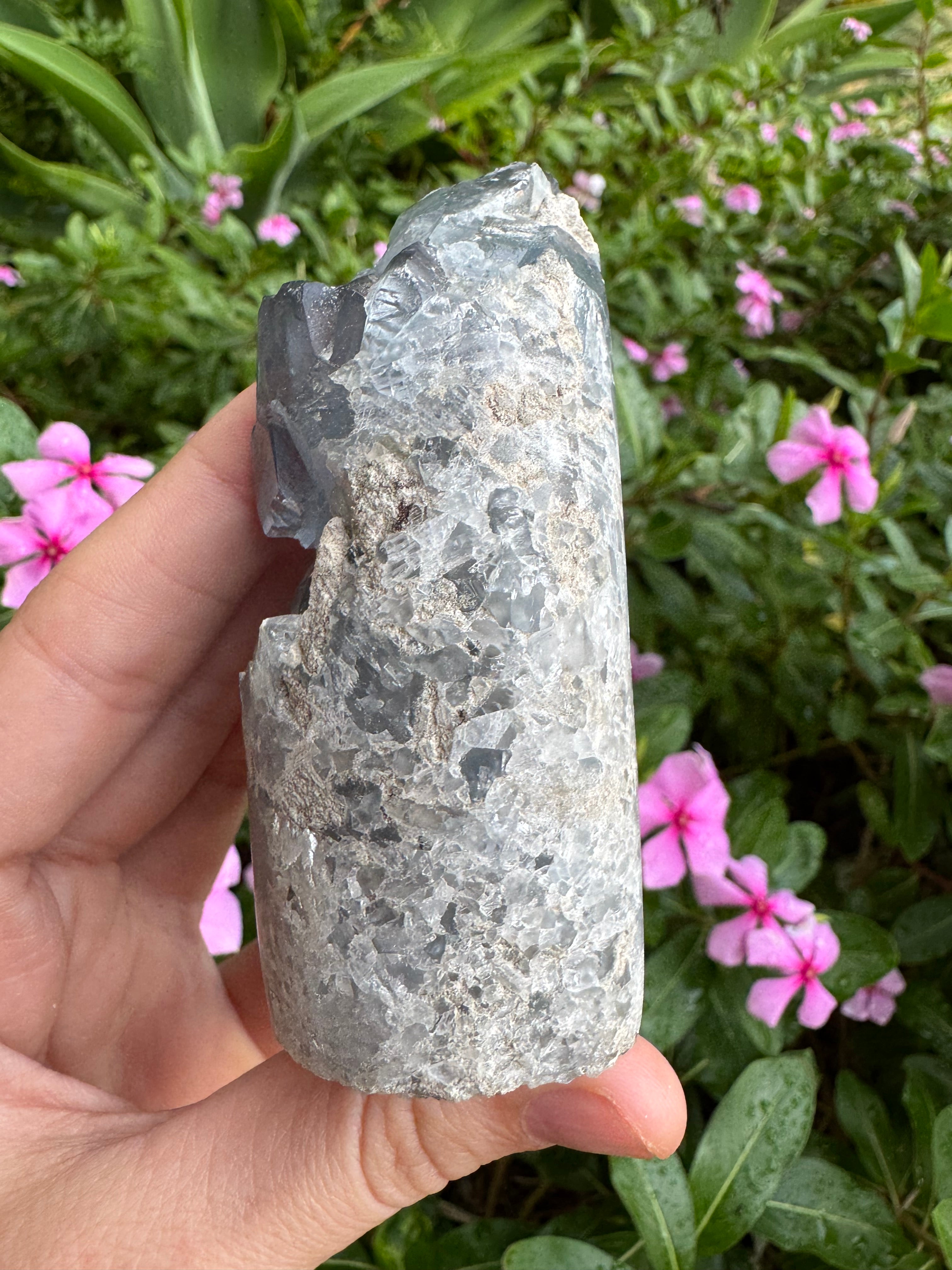 Celestite Cluster Tower