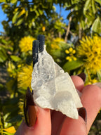 Green Tourmaline Twins In Quartz Specimen | Stak Nala