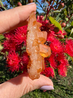 Tangerine Quartz Cluster