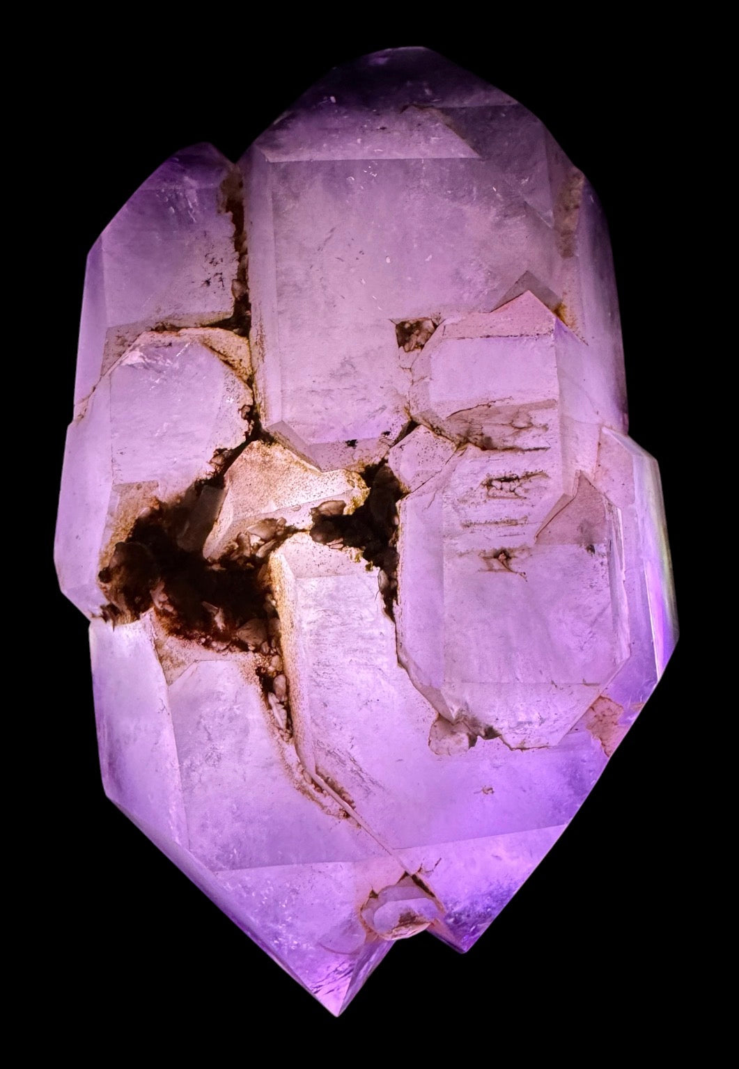 Included Amethyst ‘Castle’ With Hematite Inclusions Freeform