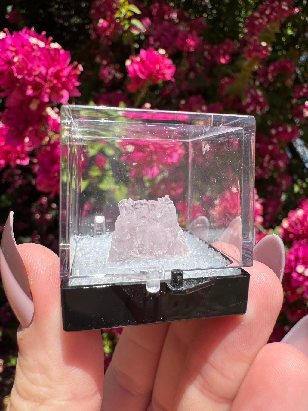 Naturally Terminated Rose Quartz Specimen
