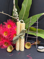 Handrolled Beeswax Intention Mini Candles - Undressed