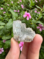 Blue Cubic Fluorite Cluster