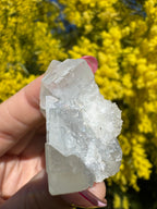 Iridescent Fluorite with Quartz Specimen