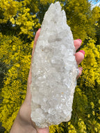 Clear Quartz Cluster With Phantom - Double Sided