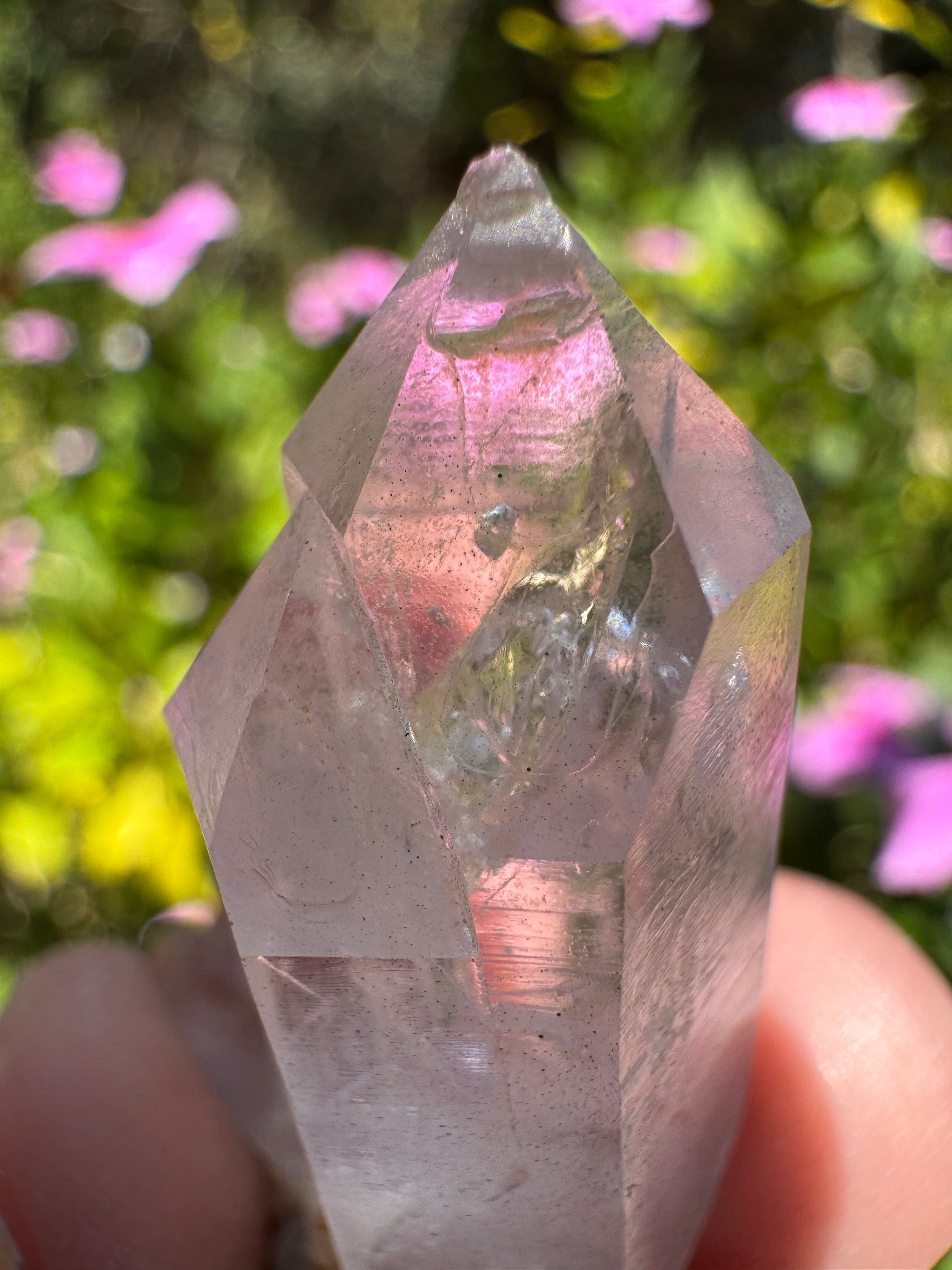 Vera Cruz Amethyst Enhydro Point - Stationary Bubble