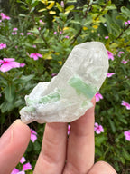 Green Tourmaline in Quartz Point - Pakistan