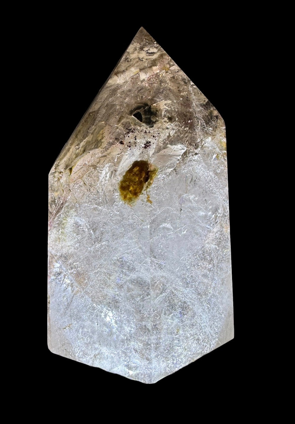 Included Smoky Quartz Polished Freeform