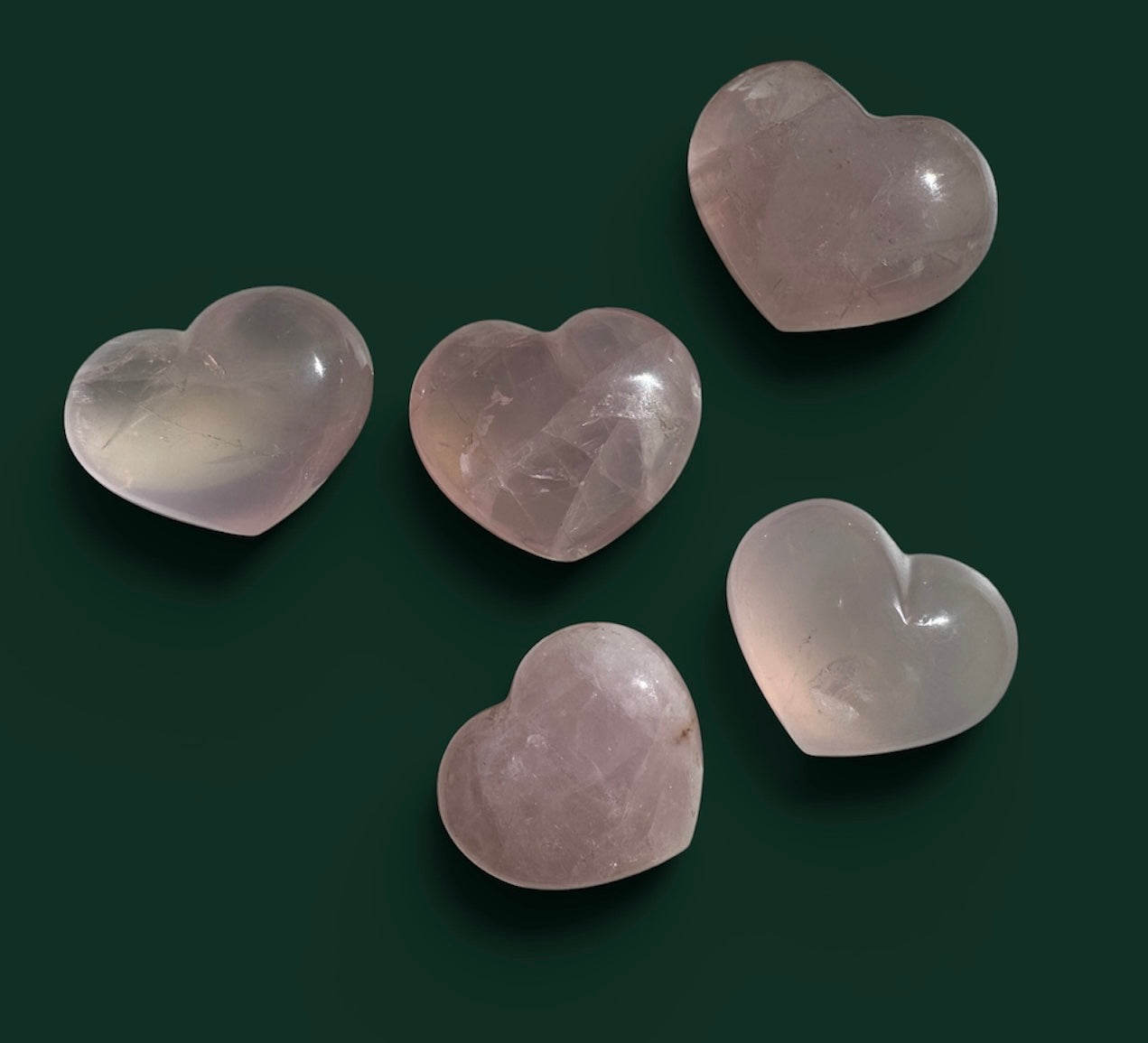 Rose Quartz Heart - Midi