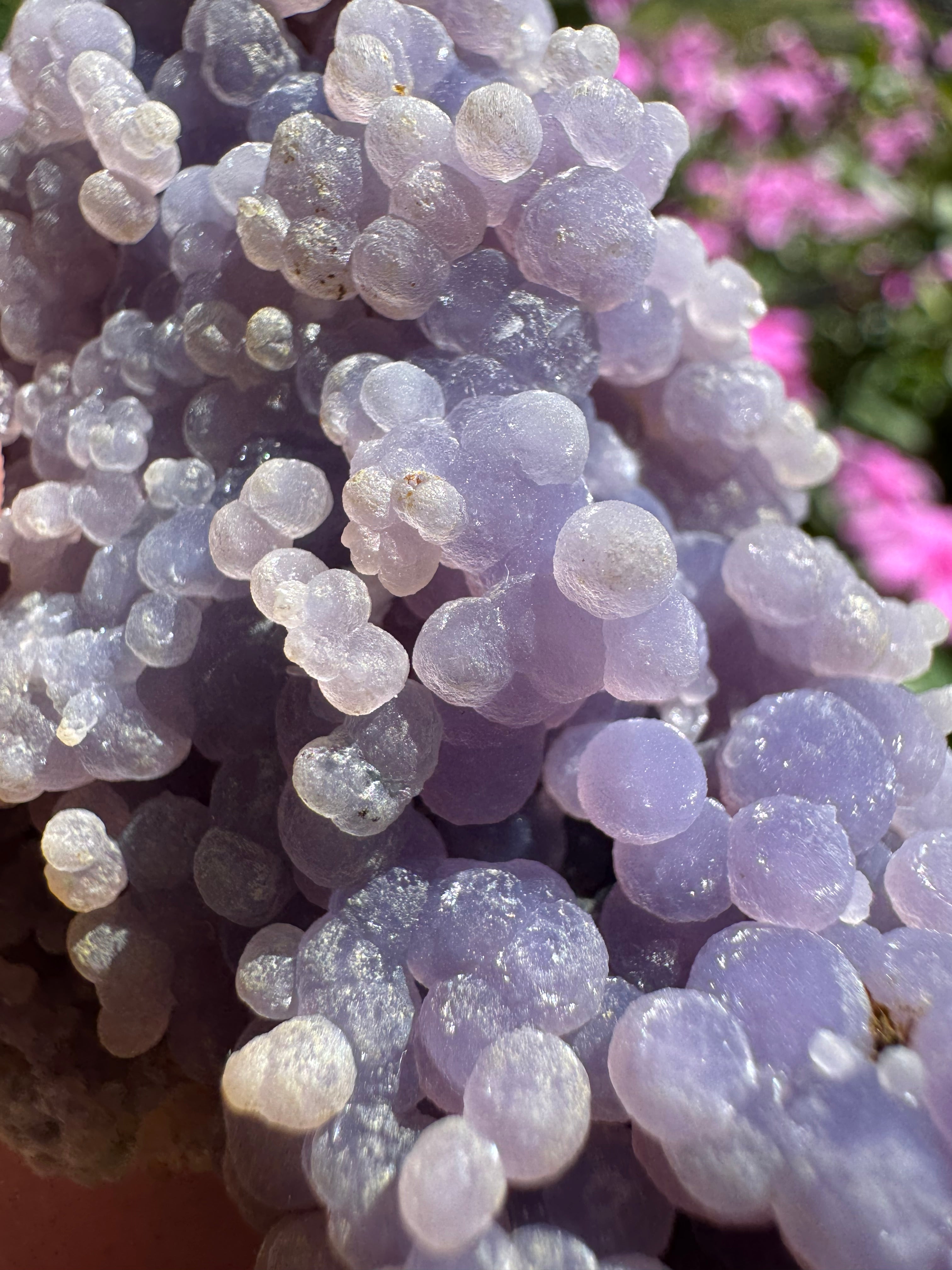 Natural Grape Agate Cluster