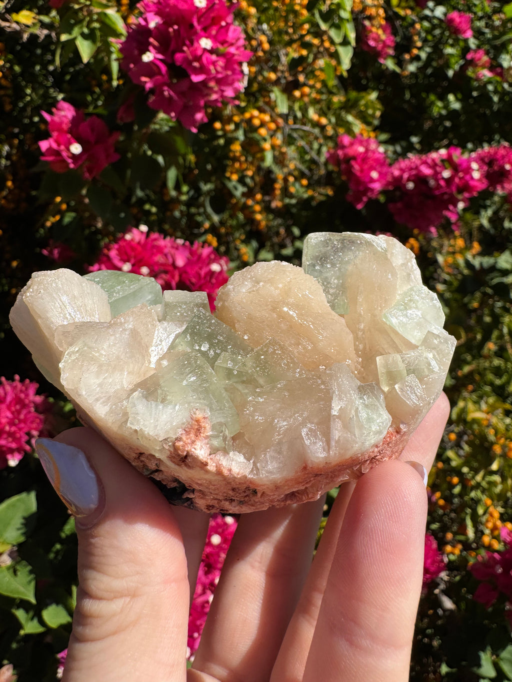 Green ‘Cube’ Apophyllite Specimen