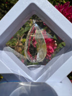 Golden Rutile In Quartz Cabachon