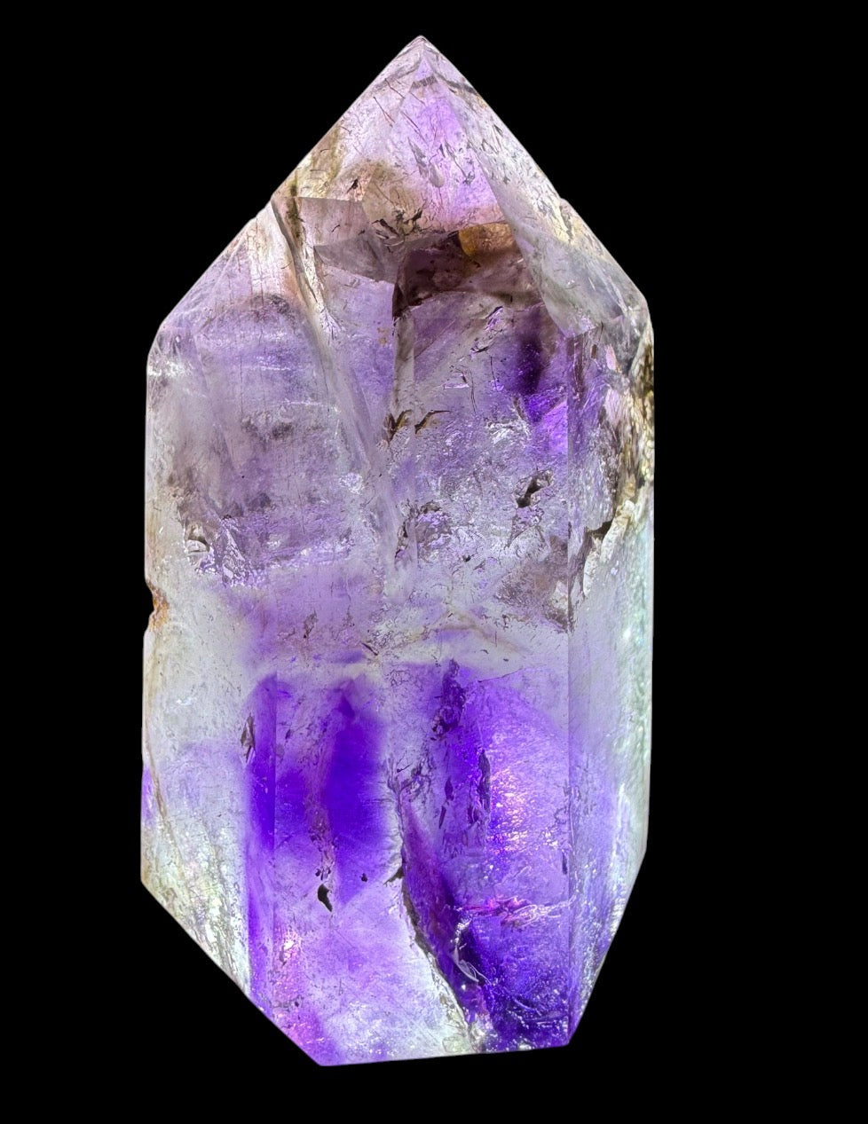 Included Amethyst Polished Freeform