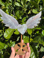 Labradorite Heart Wings