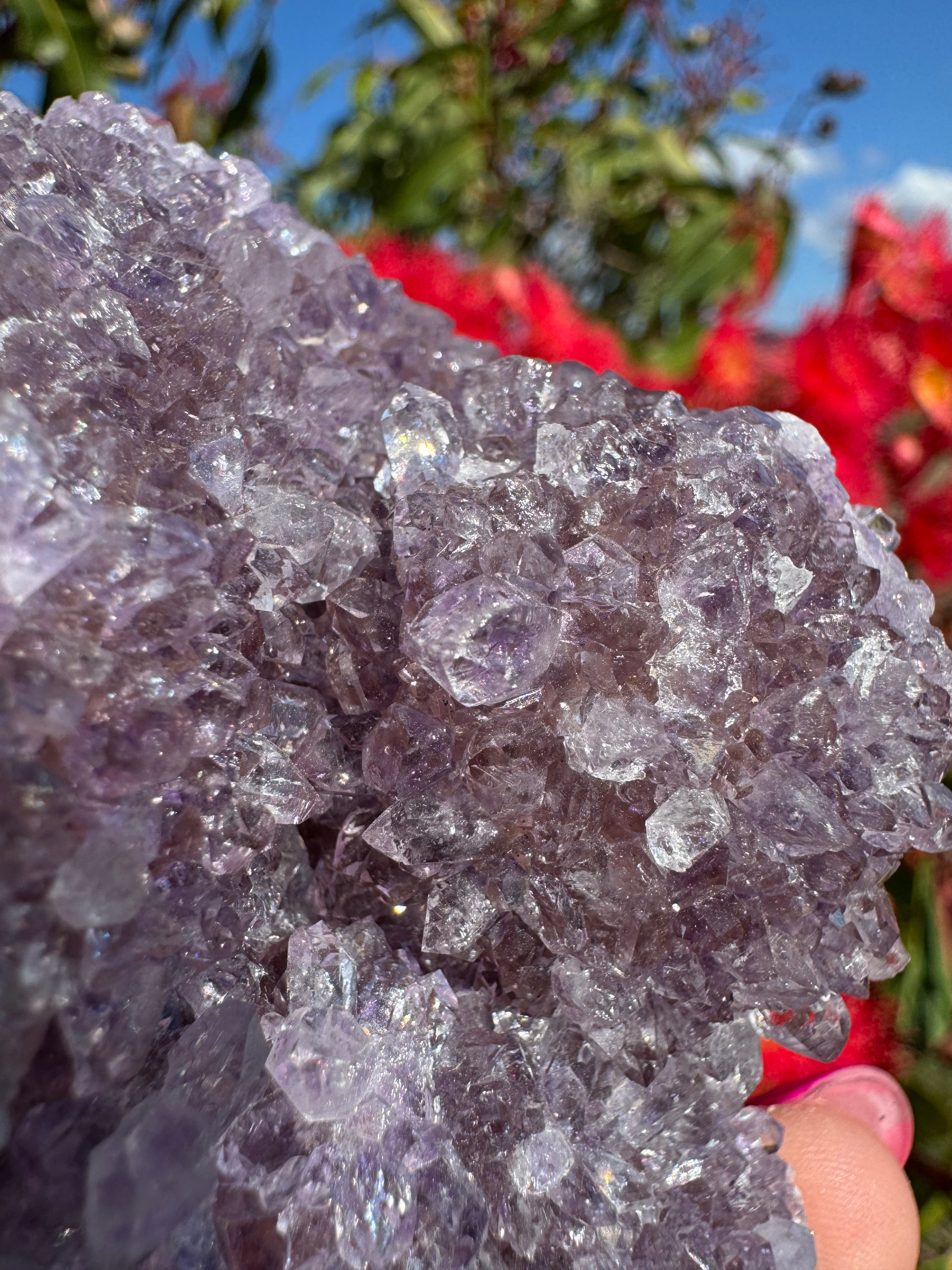 Amethyst Druzy Freeform