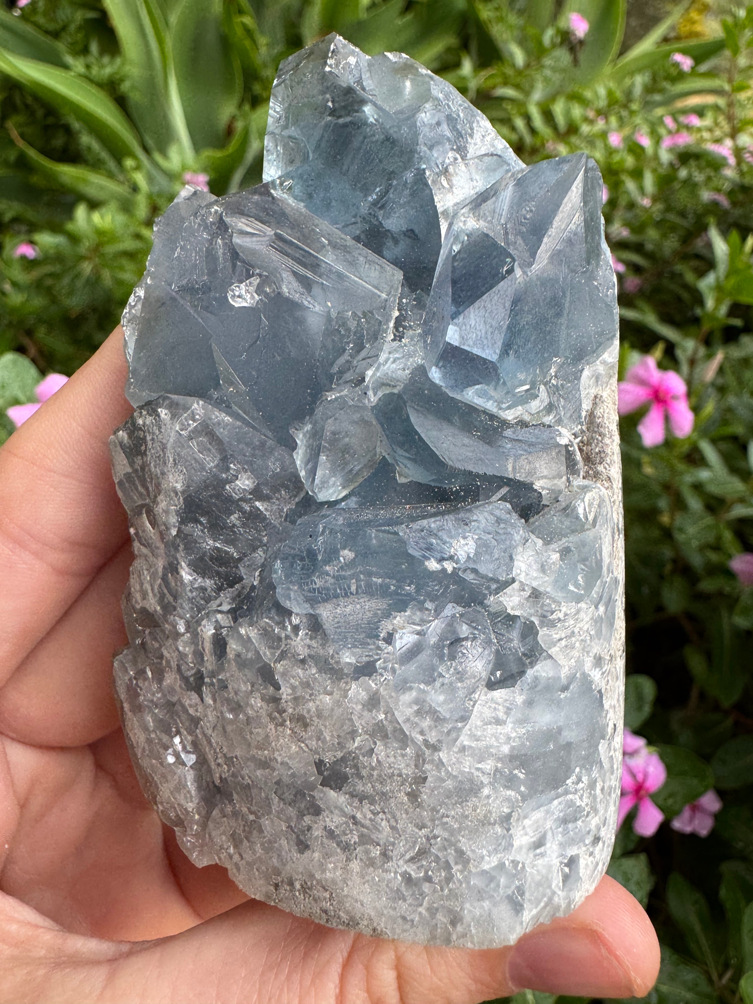 Celestite Cluster Tower