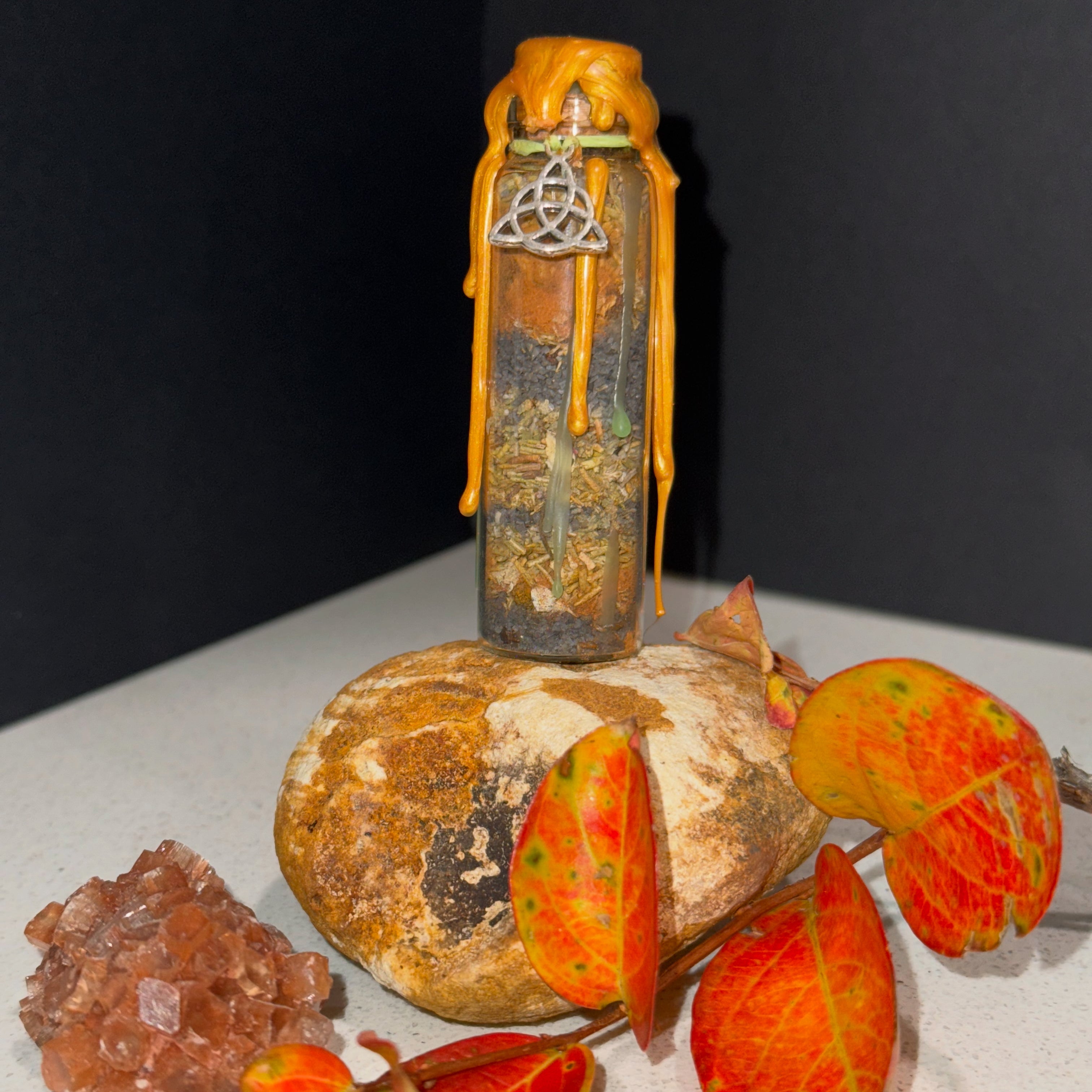 Handcrafted Good Luck Spell Jar | Opportunity & Prosperity