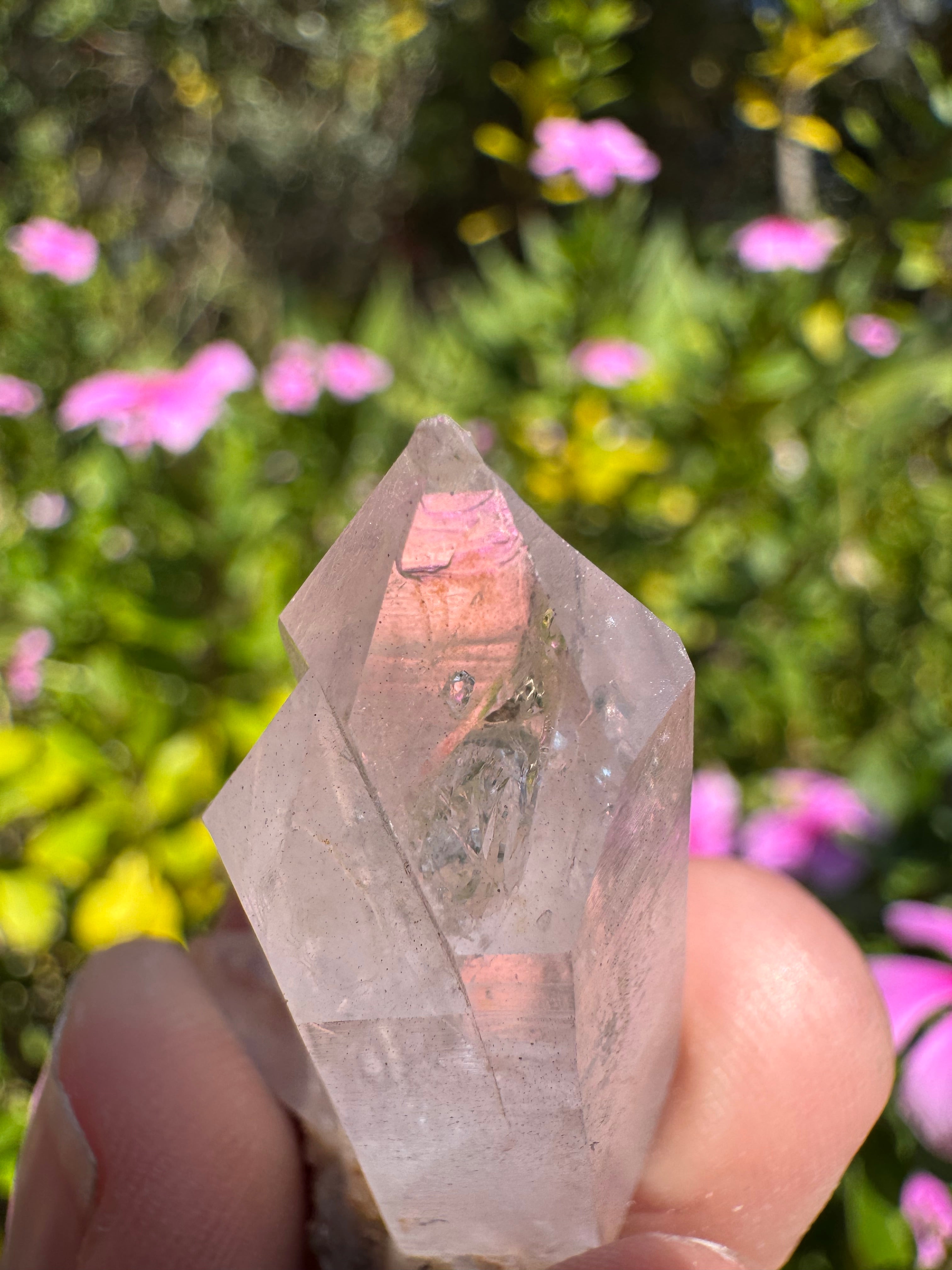 Vera Cruz Amethyst Enhydro Point - Stationary Bubble