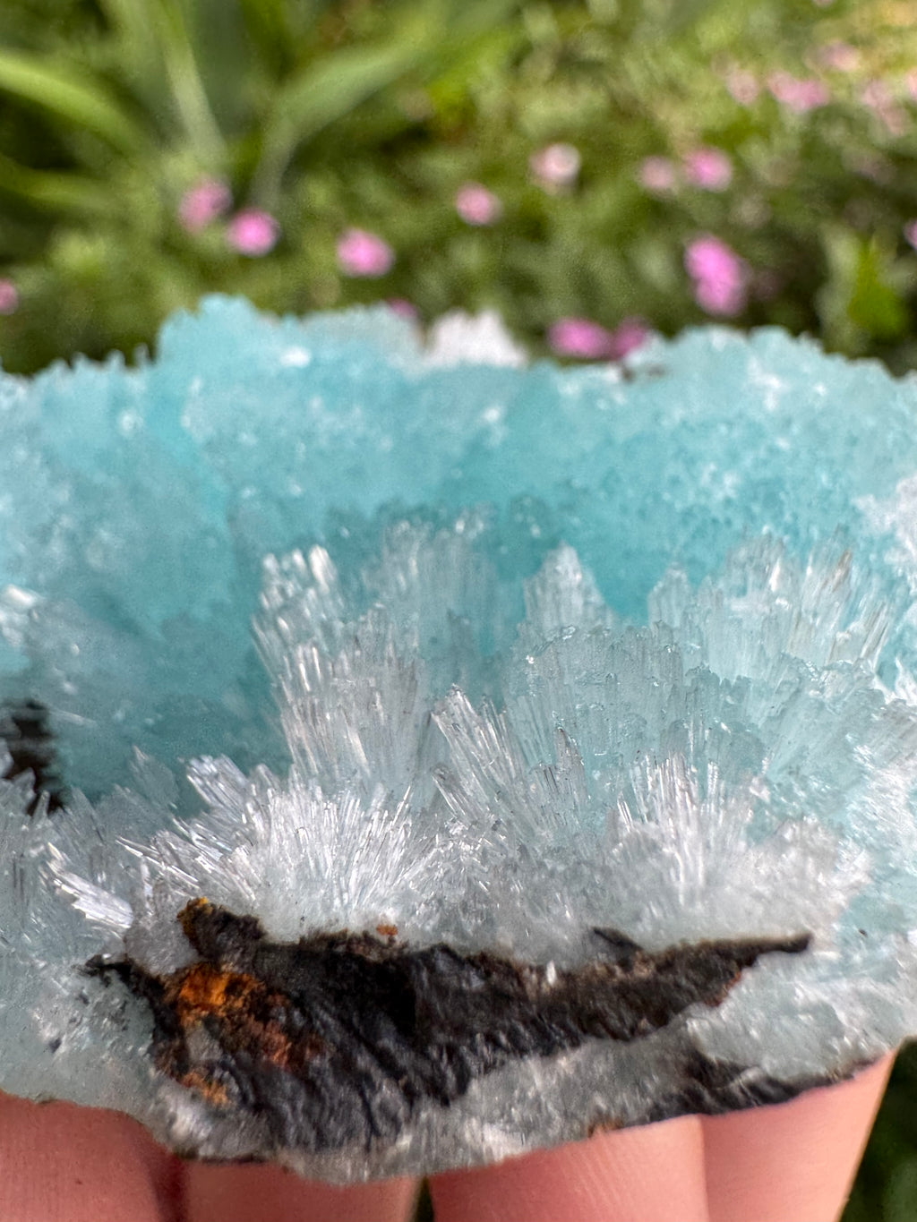 Hemimorphite Needle Formation On Matrix Specimen