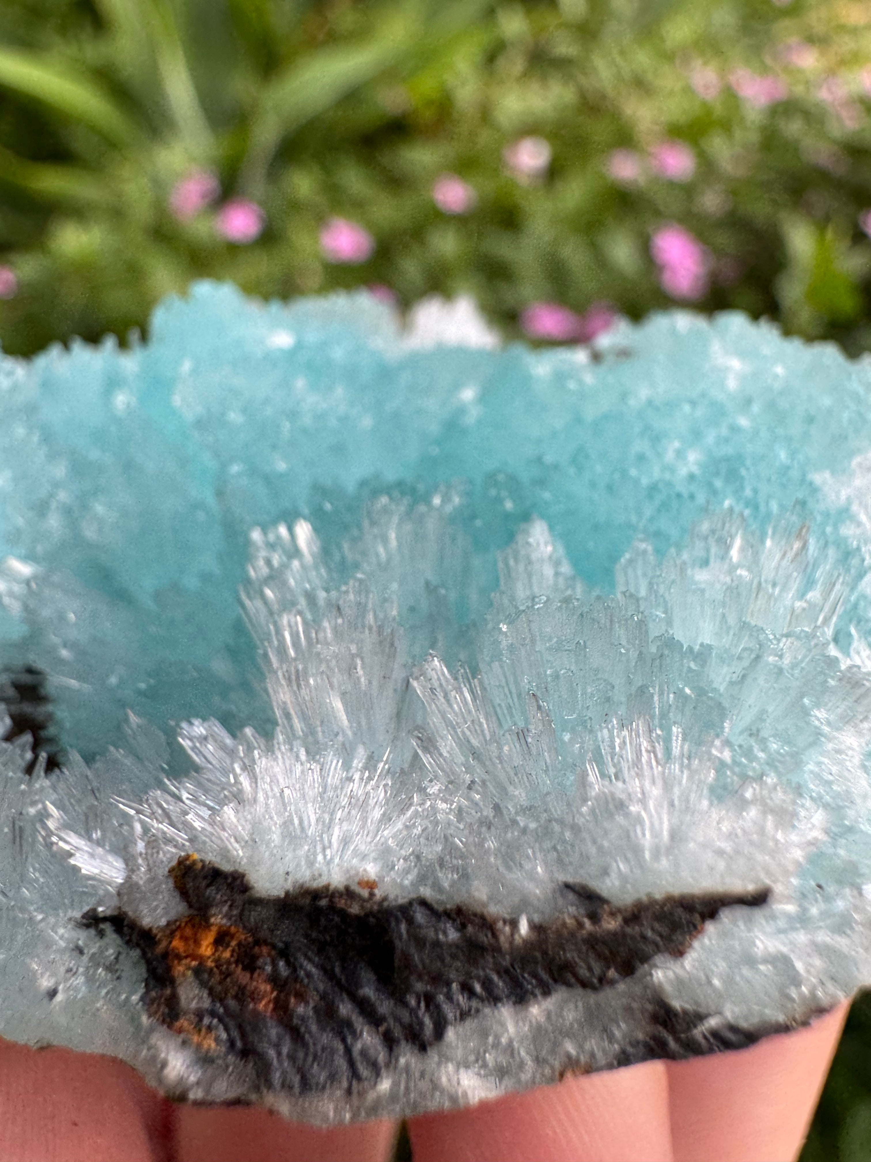 Hemimorphite Needle Formation On Matrix Specimen