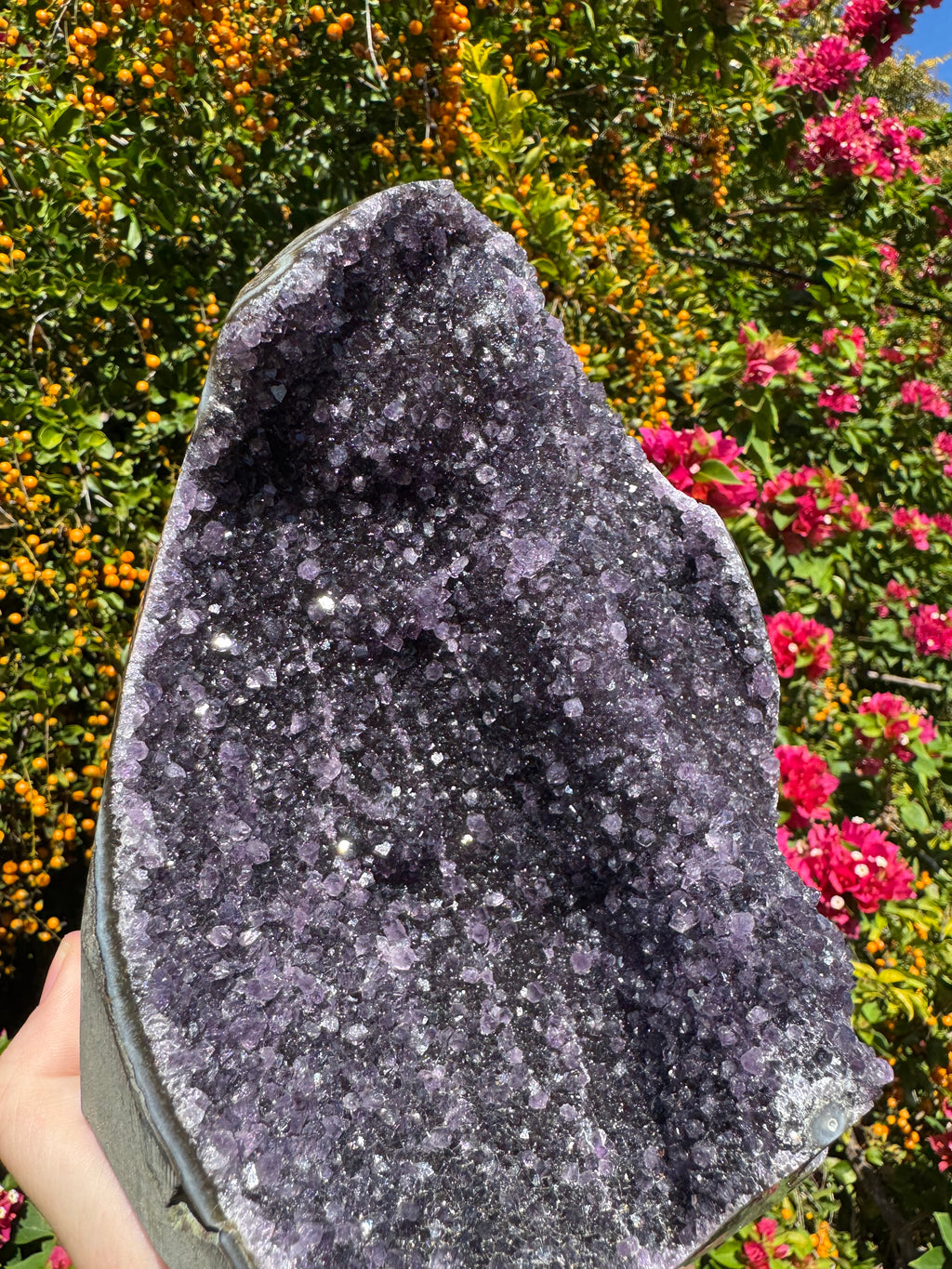 Amethyst Druzy Standing Geode
 - 2.362kg