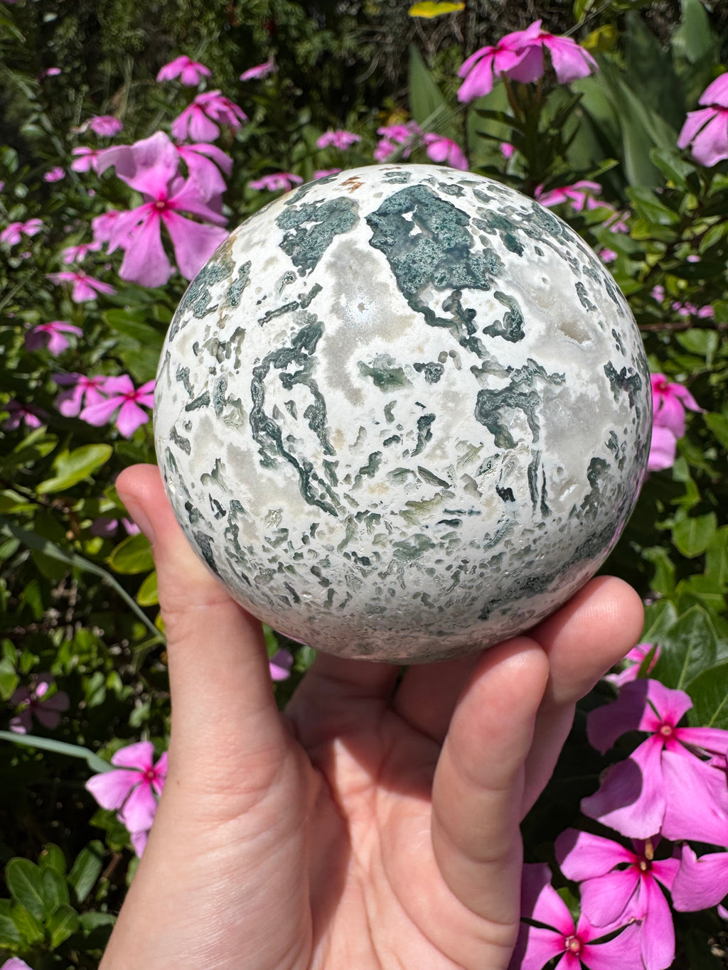 Moss Agate Sphere