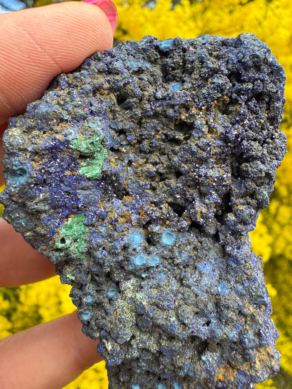 Azurite and Malachite Specimen