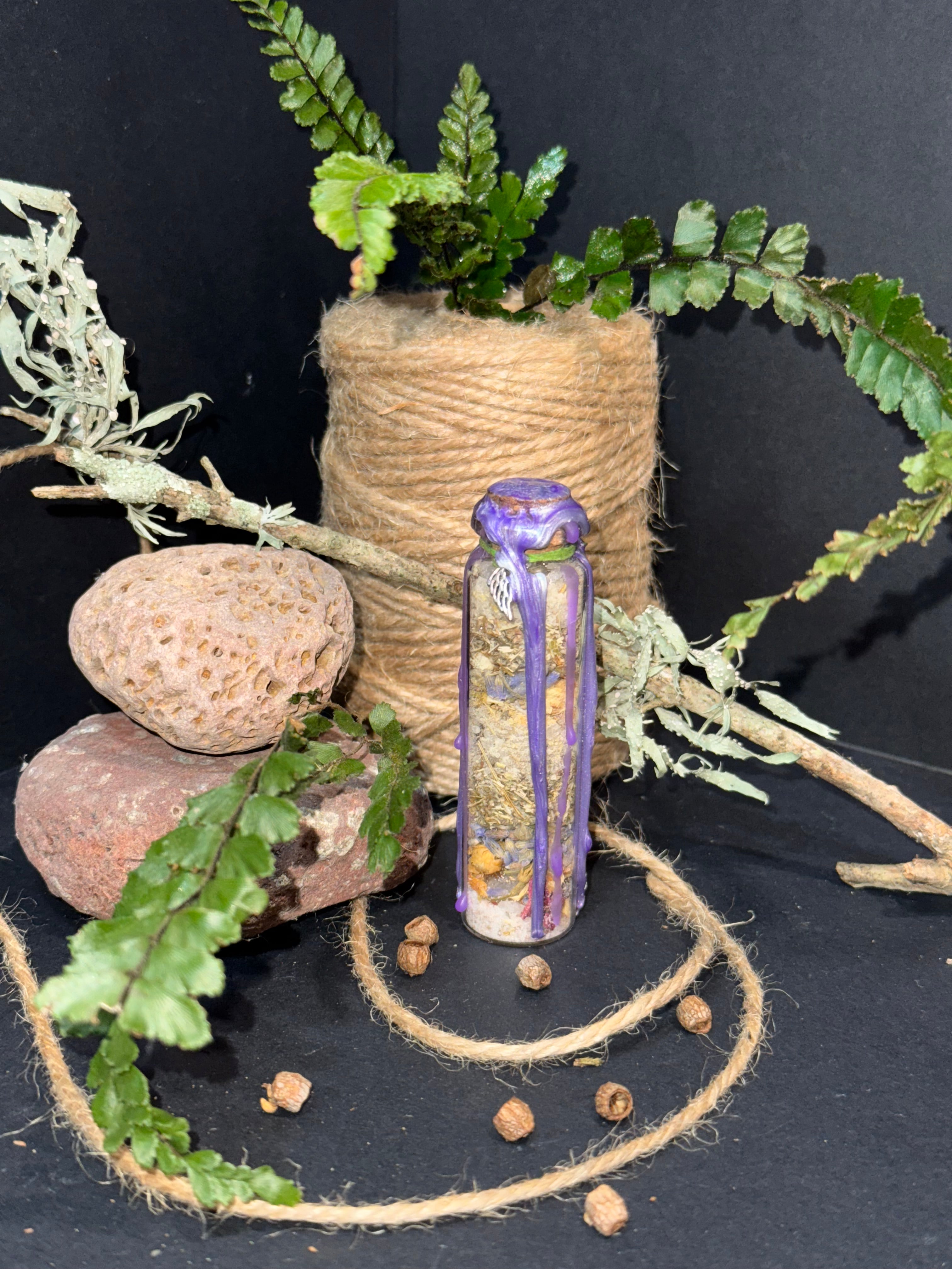 Handcrafted Psychic & Intuition Spell Jar | Clarity & Inner Guidance