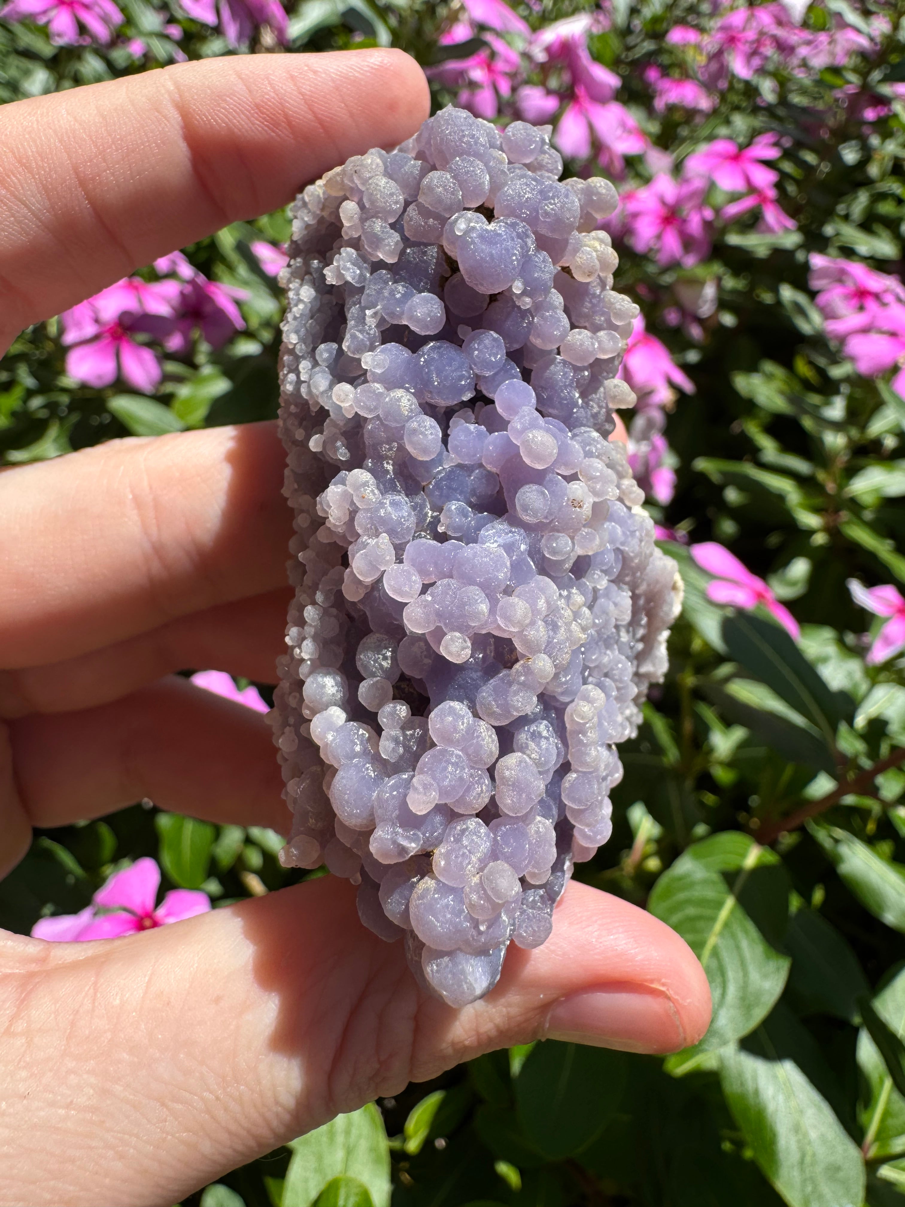 Natural Grape Agate Cluster