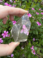 Inclusion Smoky Quartz Faceted Freeform