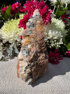 Calcite With Barite and Galena Specimen