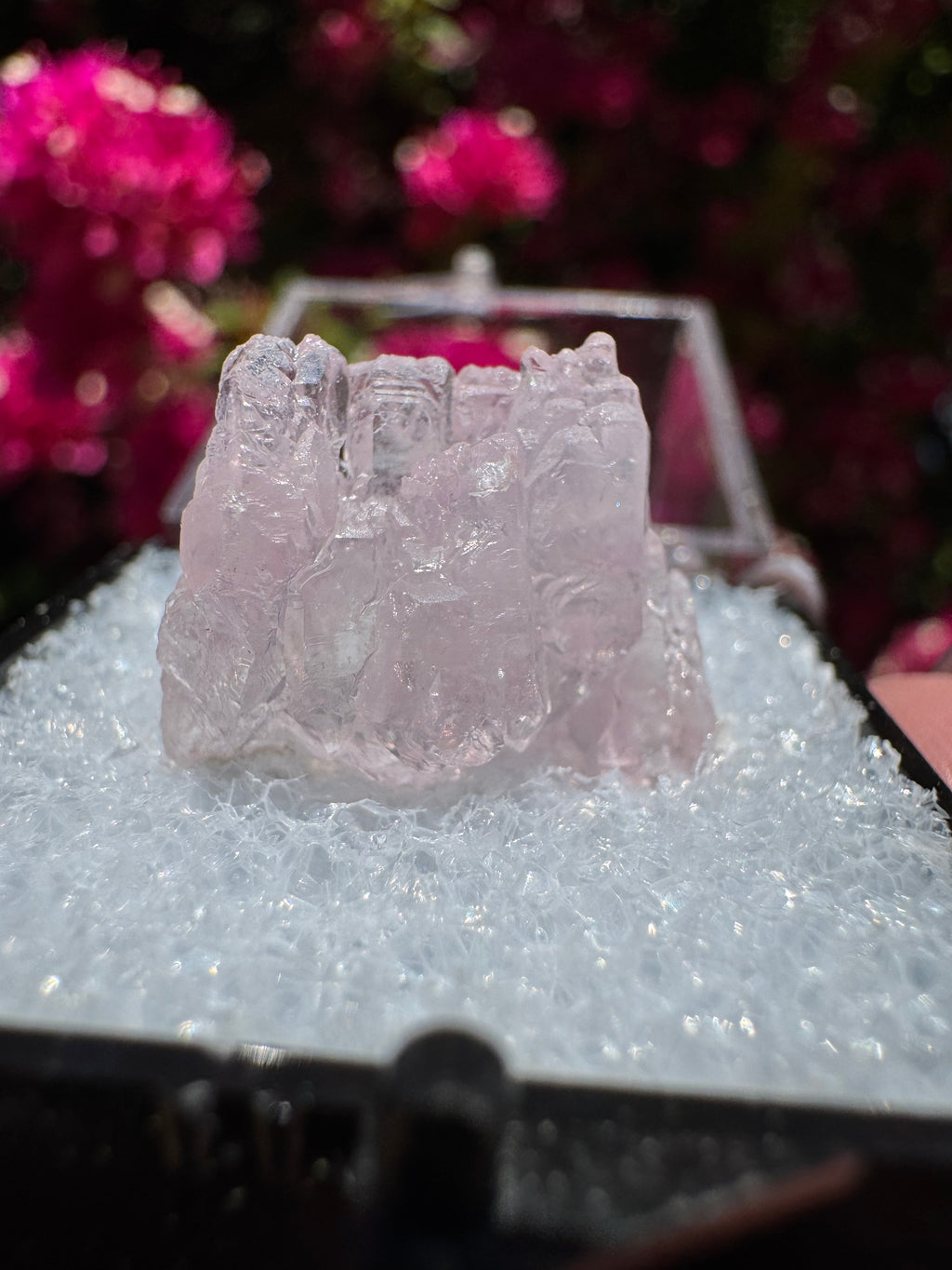 Naturally Terminated Rose Quartz Specimen