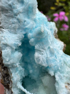 Blue Aragonite Cluster Specimen