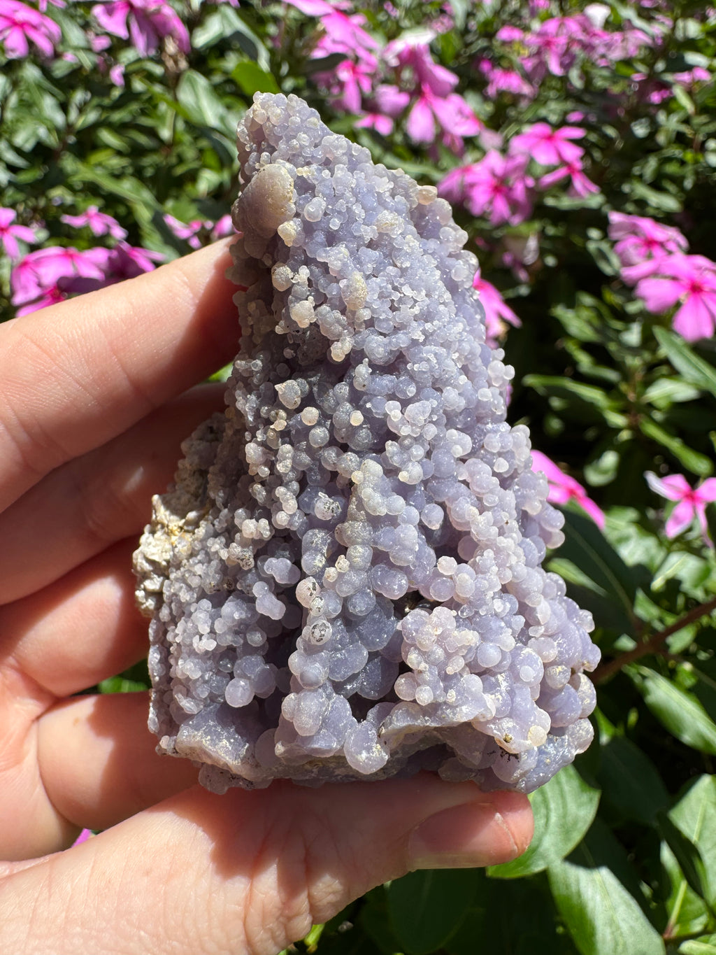 Natural Grape Agate Cluster
