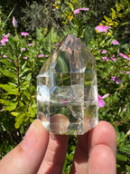 Natural Madagascan Clear Quartz Faceted Point
