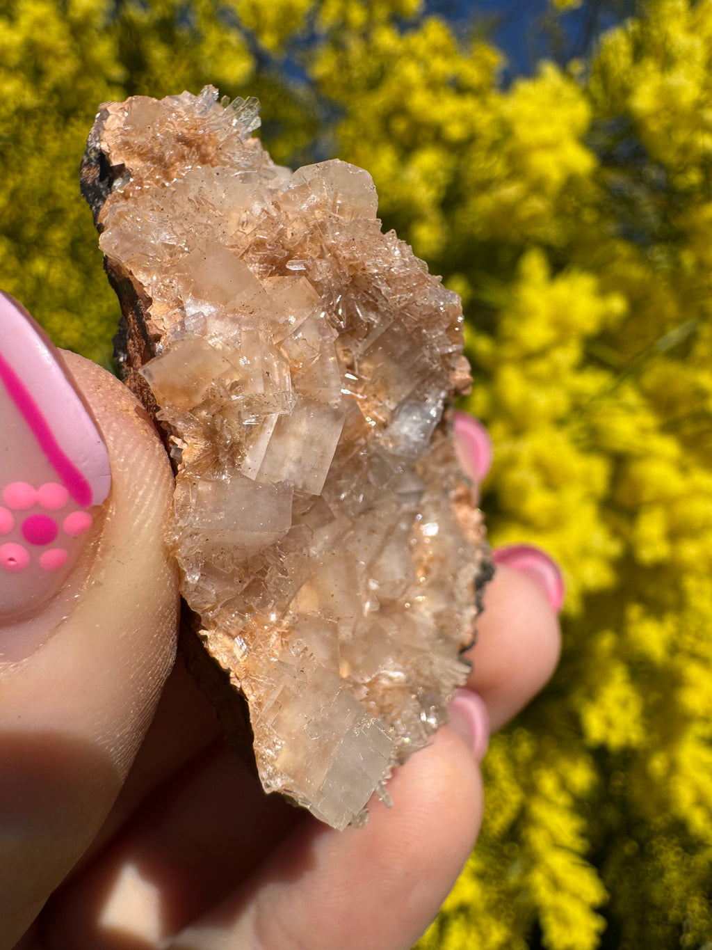 Clear Hemimorphite Cluster - Durango Mexico