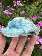 Blue Aragonite Cluster Specimen